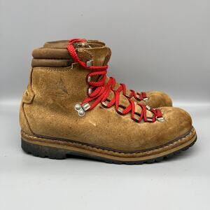 Vintage LOWA Hiking Boots Mens 8.5 Made‎ Germany Mountaineering Leather Montagna
